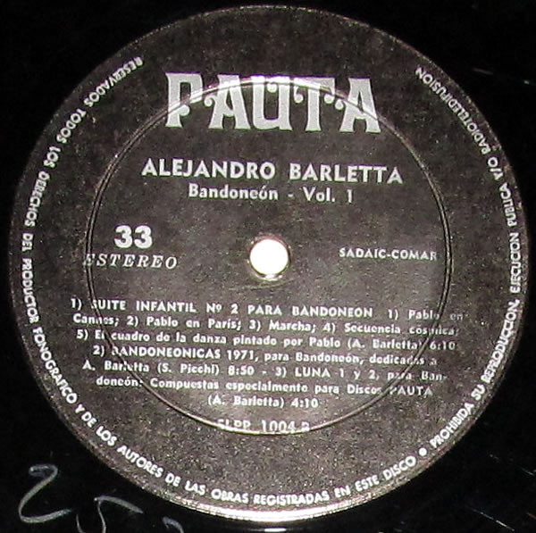Alejandro Barletta - Pauta
