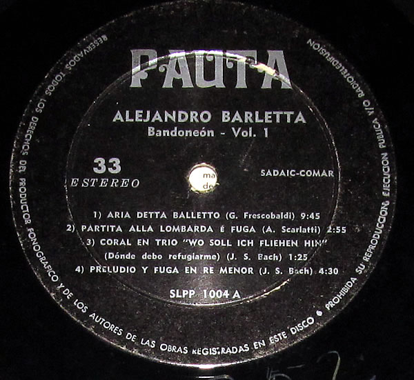 Alejandro Barletta - Pauta