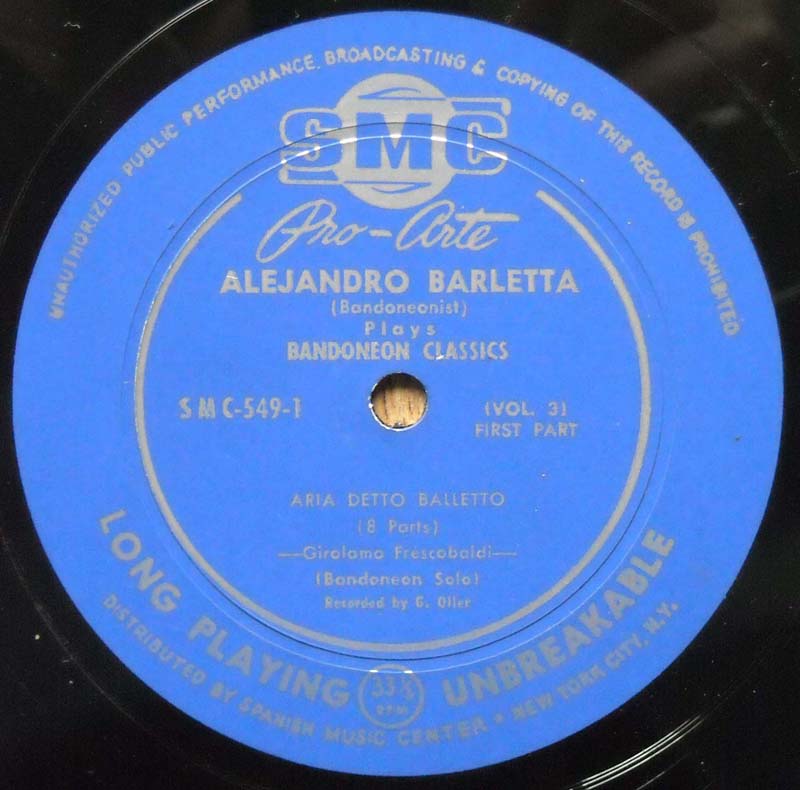Bandoneon Classics (Vol. 3): Alejandro Barletta