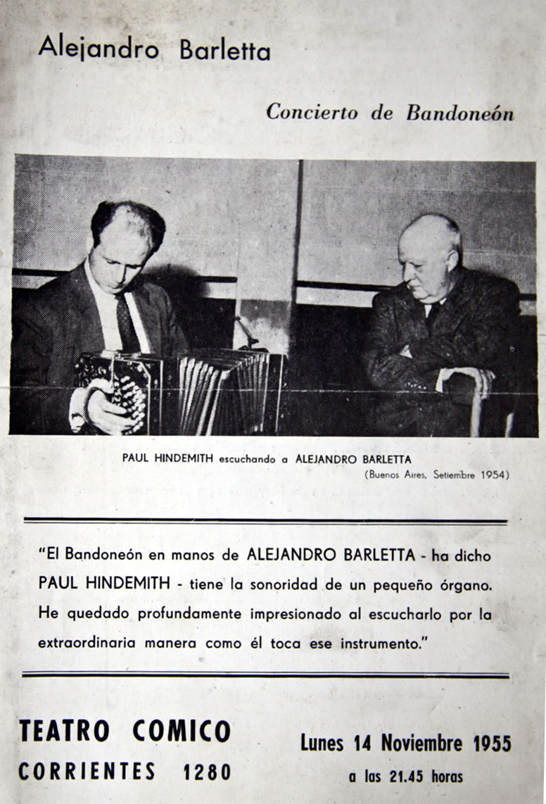 Alejandro Barletta y Paul Hindemith