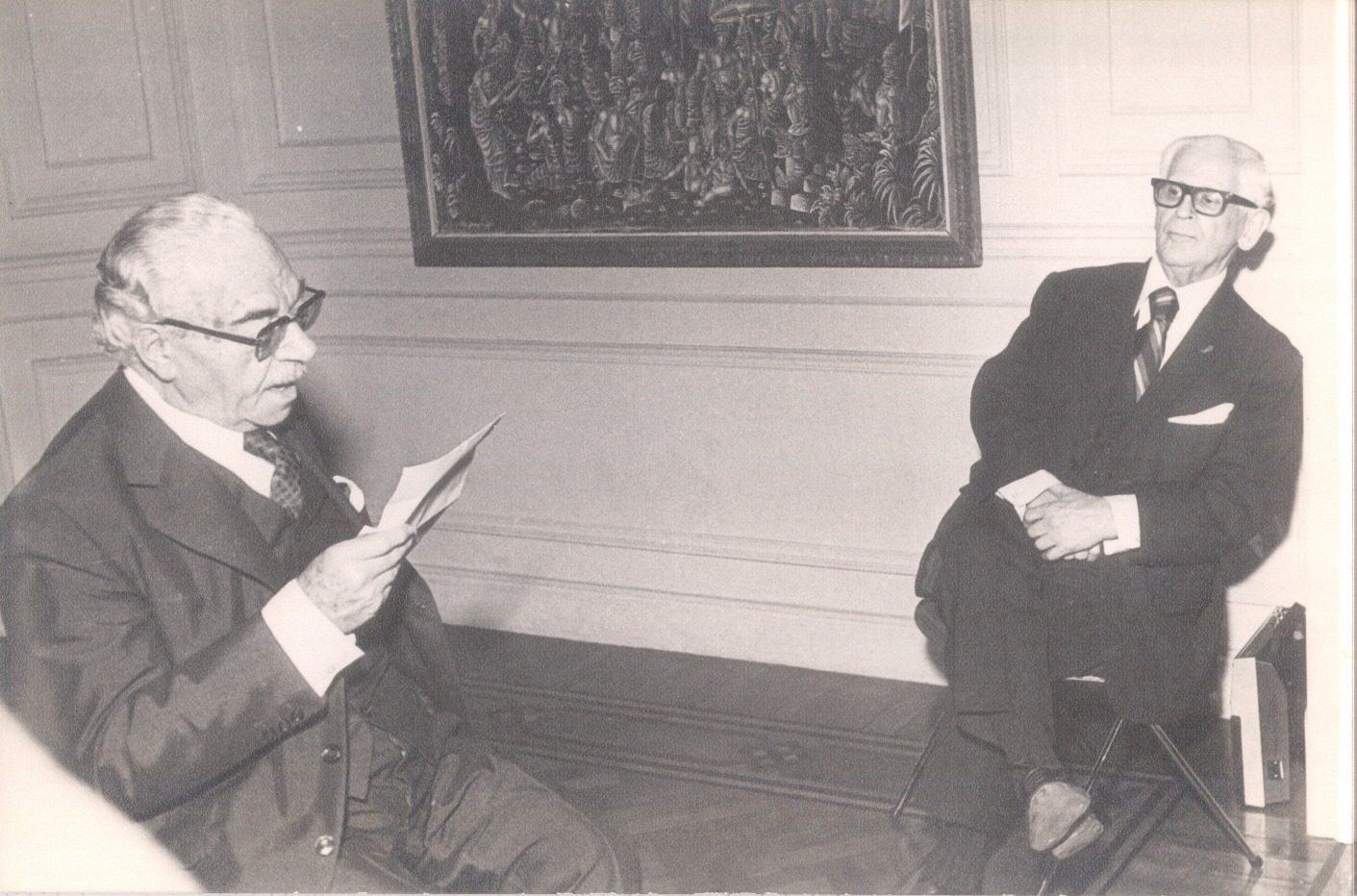 Cesar Tiempo y Jacobo Ficher - Instituto Lucchelli Bonadeo 1977