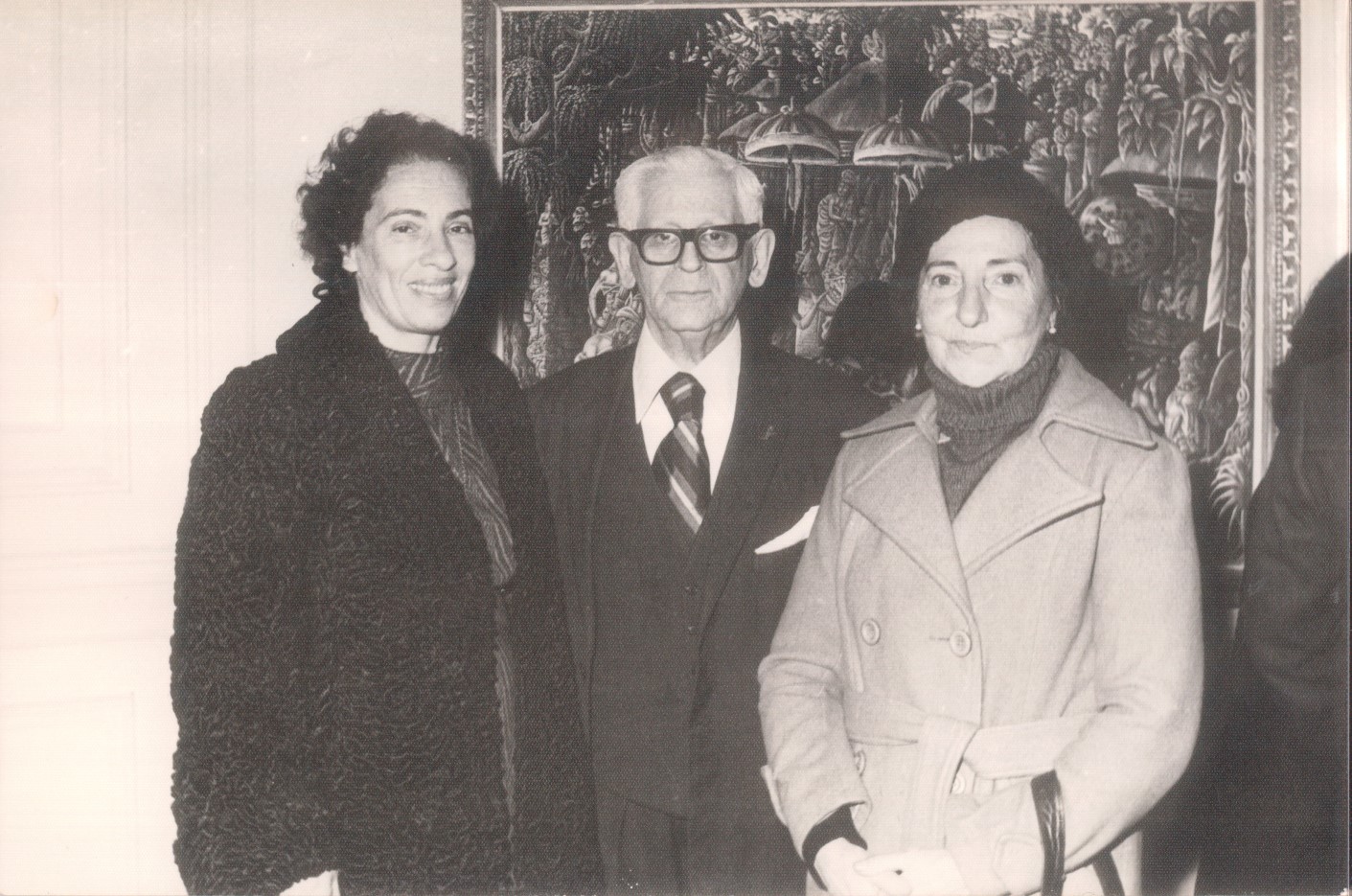 Eydilia Mell, Jacobo Ficher y Sra. Gilardi - Instituto Lucchelli Bonadeo 1977